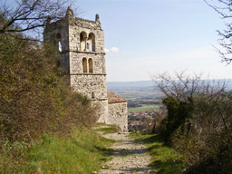 La plaine, vue du St.Felix, vieux village de Marsanne.